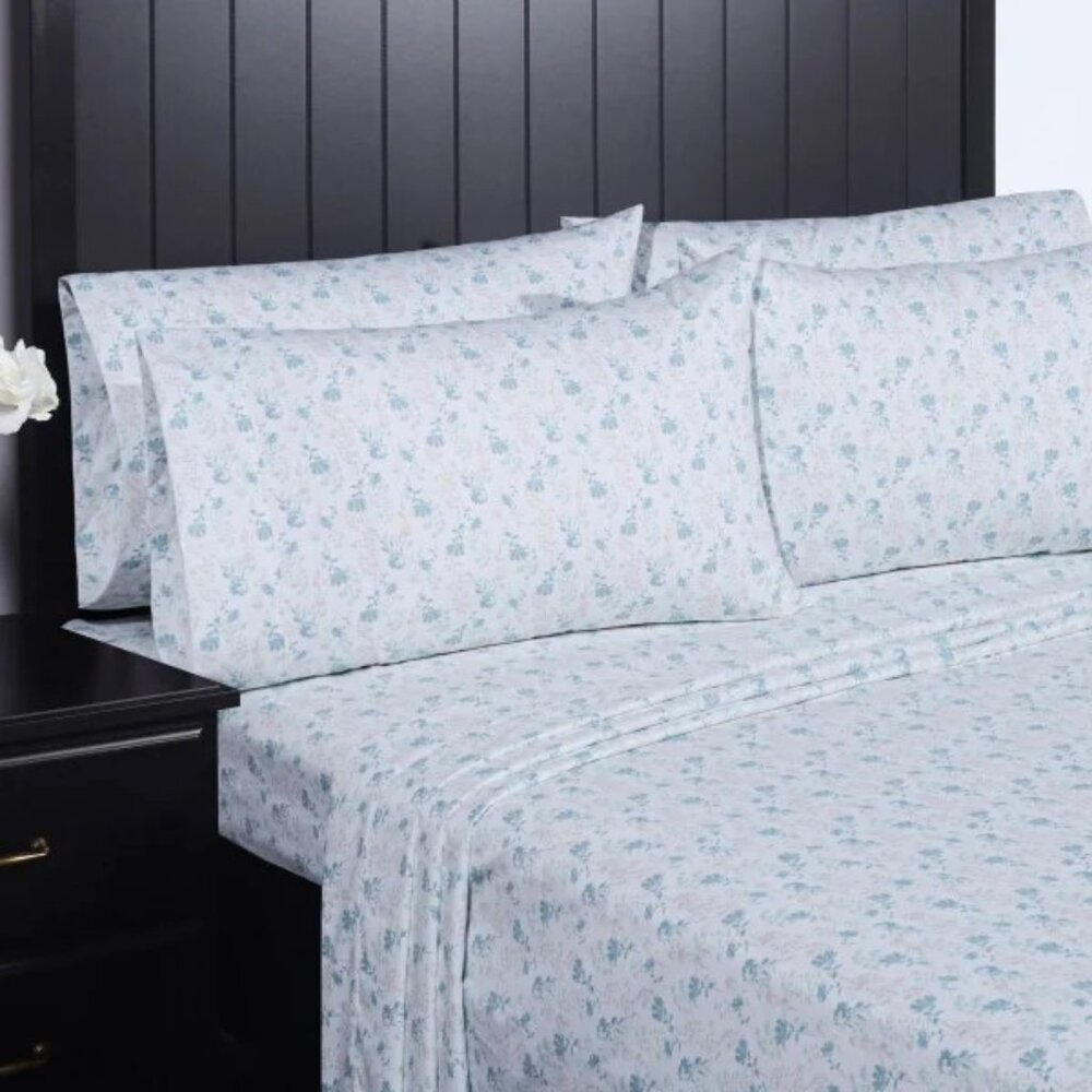 South Point Home Fashions Microfiber Sheet Set, 6 Piece, King,  NWT